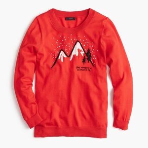 J.Crew Tippi Merino Wool Sweater in Chamonix Red